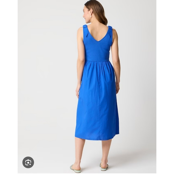 J. Crew Bow-strap knit Top  Mixy Dress MSRP $89 - Picture 5 of 6